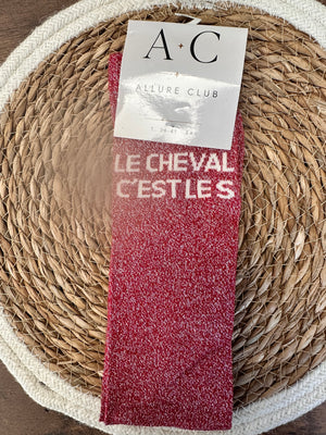 Le cheval c’est le S