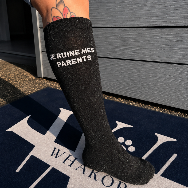 Je ruine mes parents — chaussettes équitation Allure Club